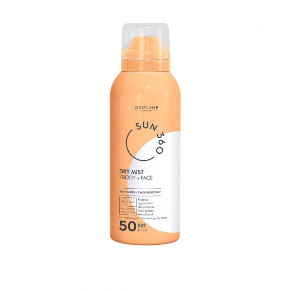 Солнцезащитный спрей для лица и тела SPF 50 Oriflame Sun 360