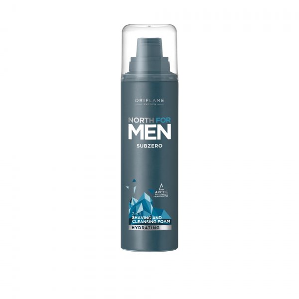 Пена для бритья и умывания 2 в 1 North For Men Subzero