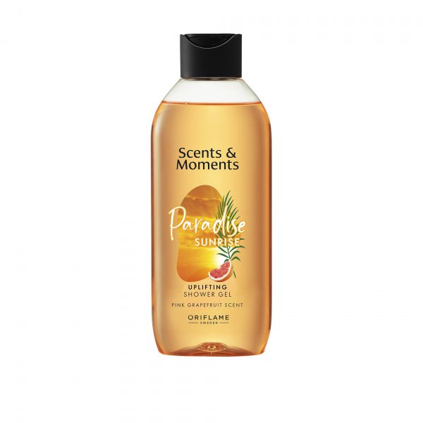 Бодрящий гель для душа с розовым грейпфрутом Scents & Moments