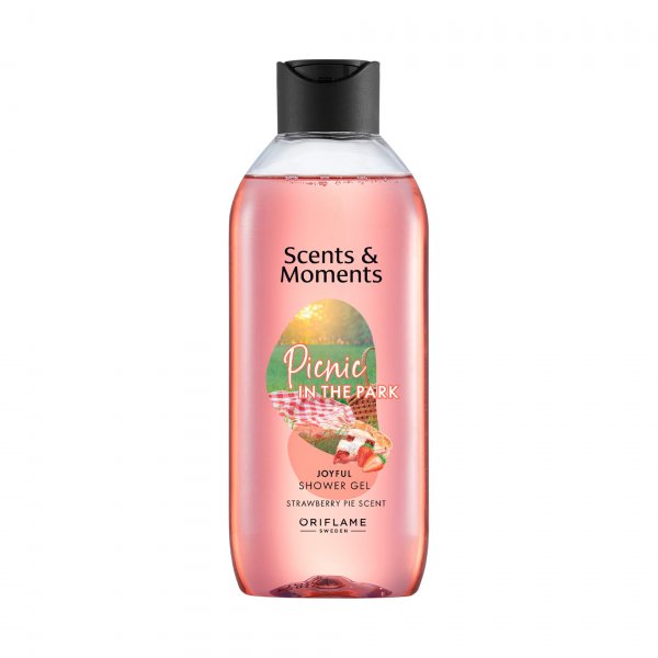 Аппетитный гель для душа с клубникой и чёрной смородиной Scents & Moments