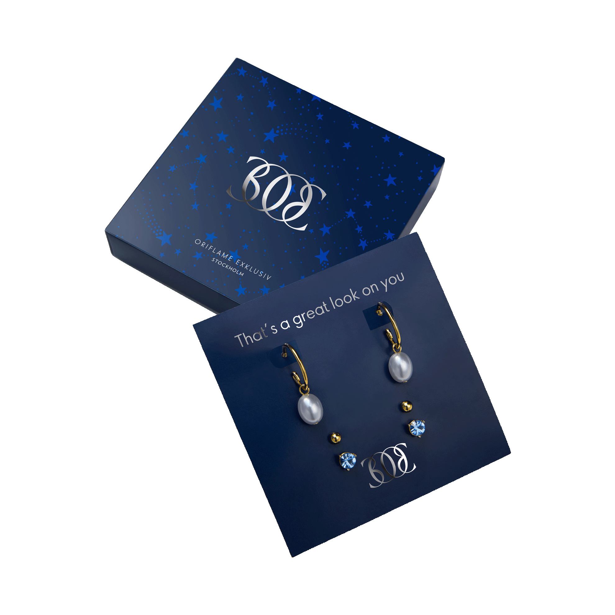 48574 Набор из 3 пар серёг