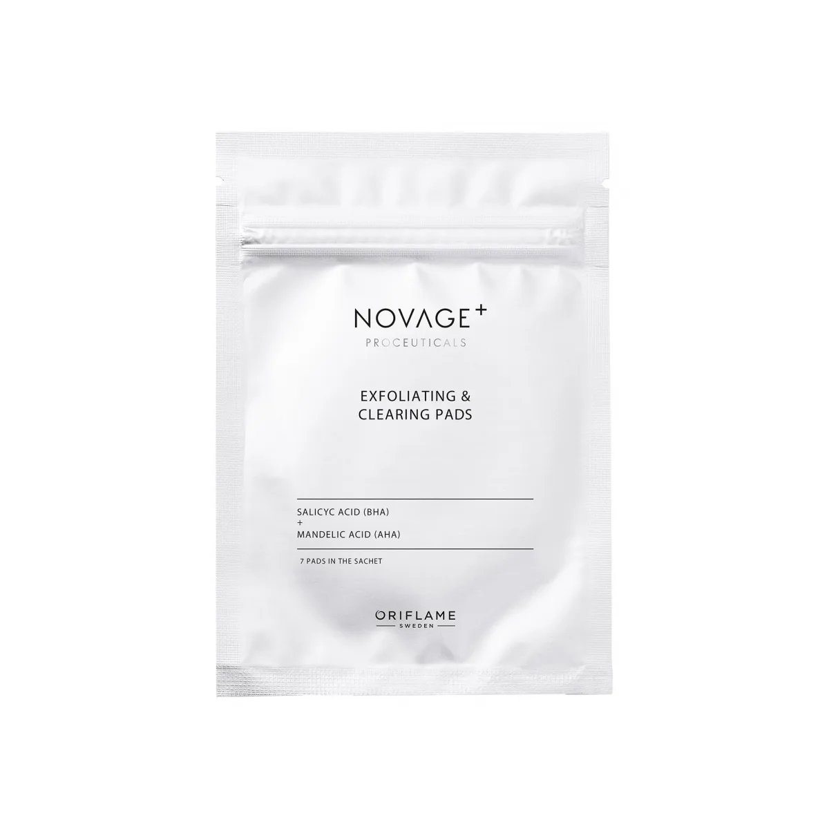 Отшелушивающие диски для лица c AHA- и BHA-кислотами Novage+