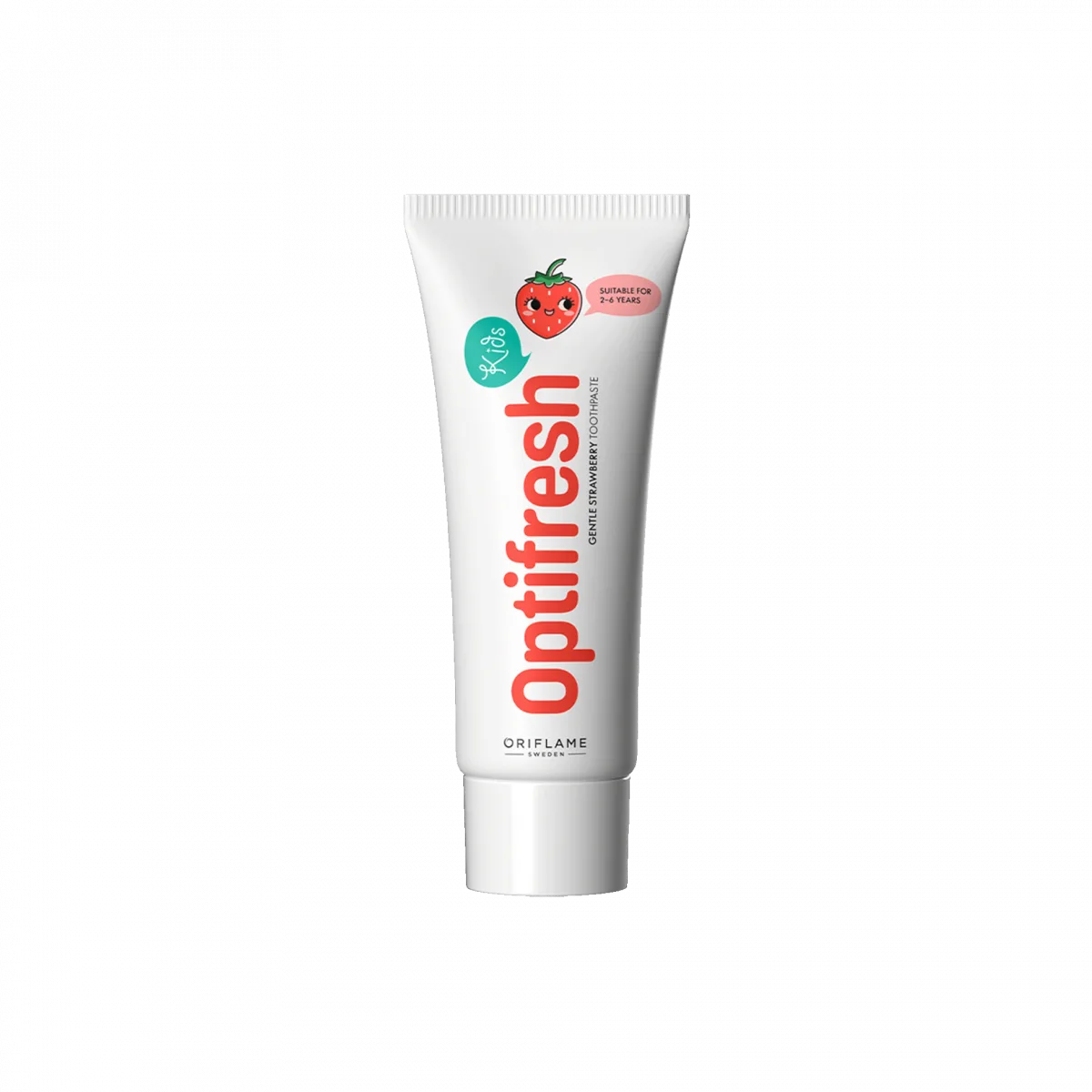 Детская зубная паста с клубничным вкусом Optifresh